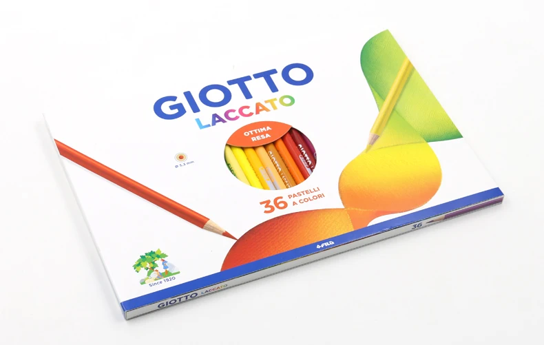 GIOTTO LACCATO Oil Color Pencils,36 50 Color Artist Hand Drawing