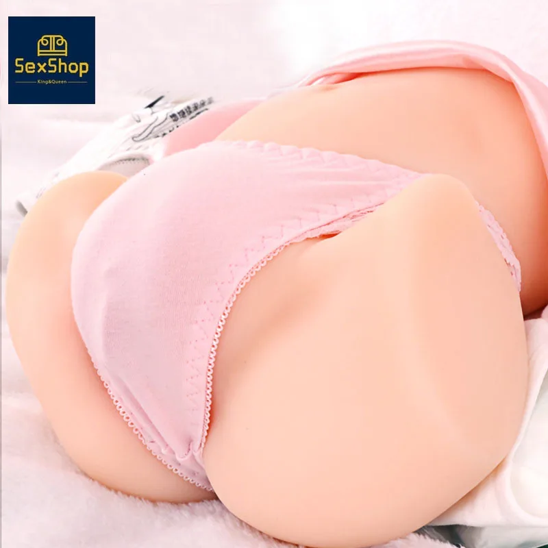 Halloween Male Doll Big Ass No Boobs Silicone Non-inflatable Sex Dolls masturbator Sex Toys For Men cock Sexdoll Real Vagina