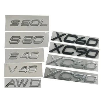 

Car Sticker Rear For Volvo XC60 XC90 XC70 XC40 S90 S60 V90 C30 S80 S80L V40 V60 T4 T5 T6 T8 VOLVO Letters Words Trunk Sticker