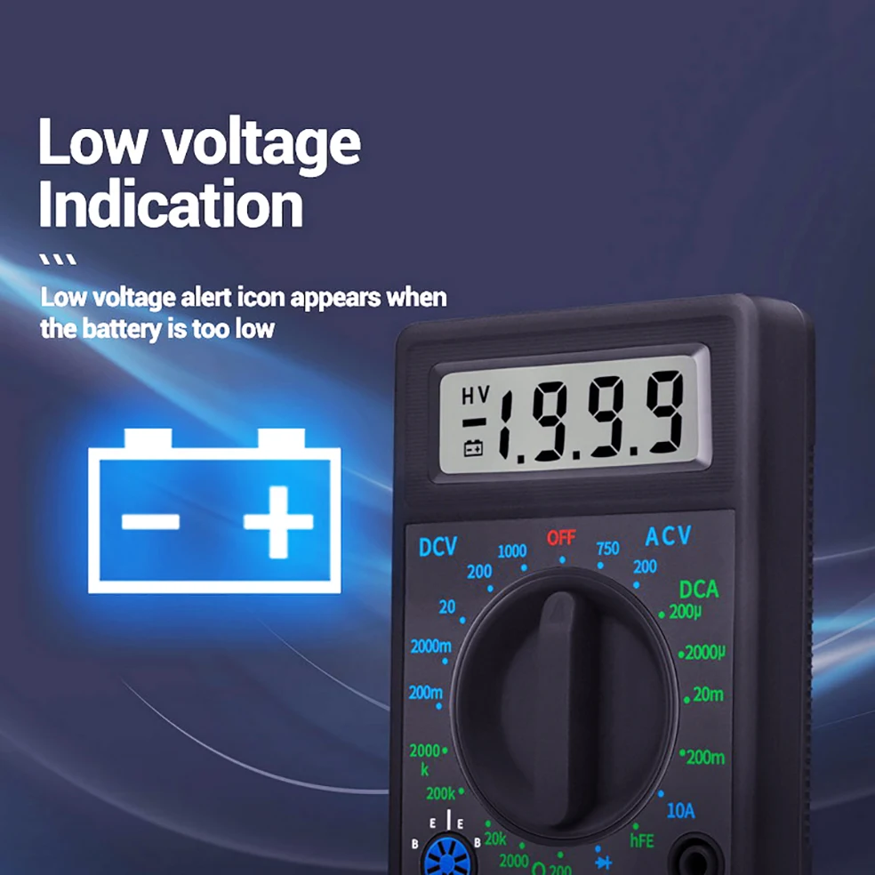 INGBONT 20A 1000V Multimeter Probe Test Needle Pin Digital Multi Meter Lead Wire Pen Cable Kit Multi Meter Voltmeter Tester Kit