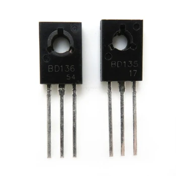 

10pcs/lot BD135 BD136 BD138 BD131 BD132 BD137 BD139 BD140 TO-126 NPN Power Triode Transistor new and original