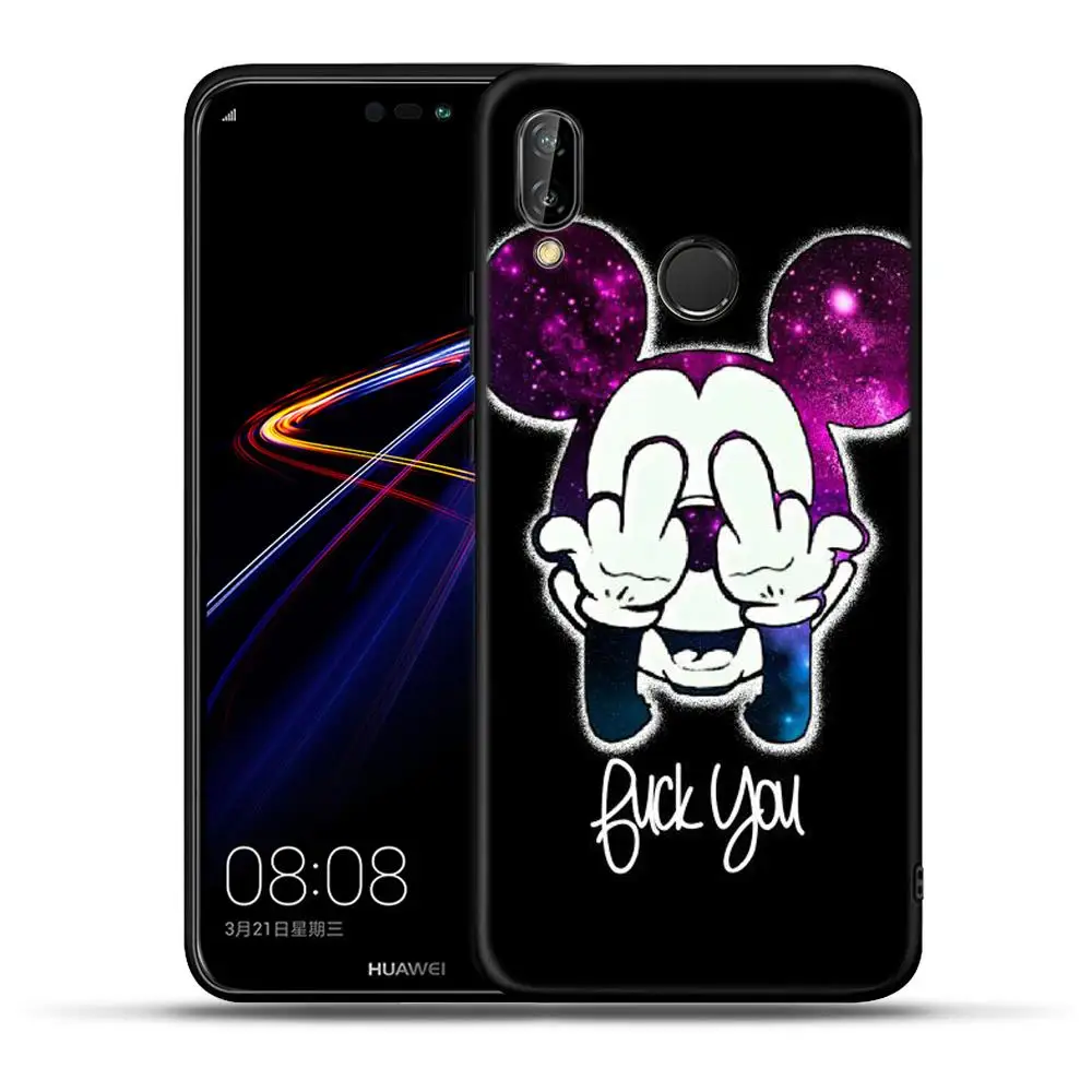 Милый мультяшный чехол для huawei P20 P30 Pro mate 10 20 Lite Y5 Y6 Y7 Y9 Prime P Smart Plus чехол s силиконовый чехол Coque Etui