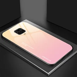 Elegant Gradient Tempered Glass Phone Case - Luxurious Back Cover for Redmi Note 8 Pro (01)