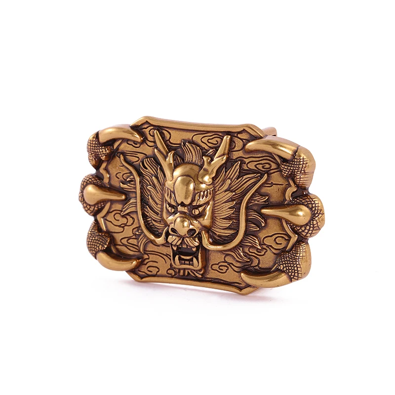 

Western cowboy retro dragon totem zinc alloy belt buckle accessories