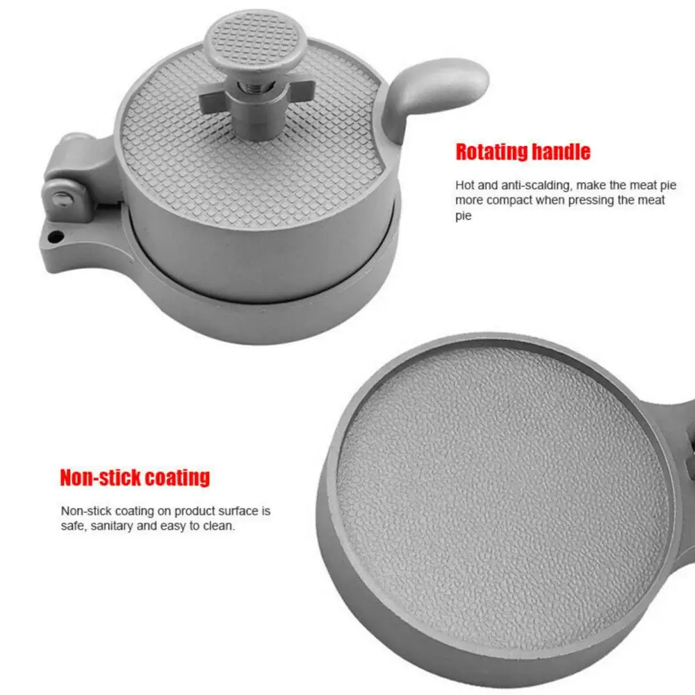 Burger Press Hamburger Patty Maker Mold Meat Aluminum Alloy Non-Stick Kitchen