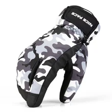 Зимние перчатки для снега и сноуборда, снегоходы, мотоциклетные, горные ветрозащитные непромокаемые перчатки для мужчин и женщин, унисекс, цветные