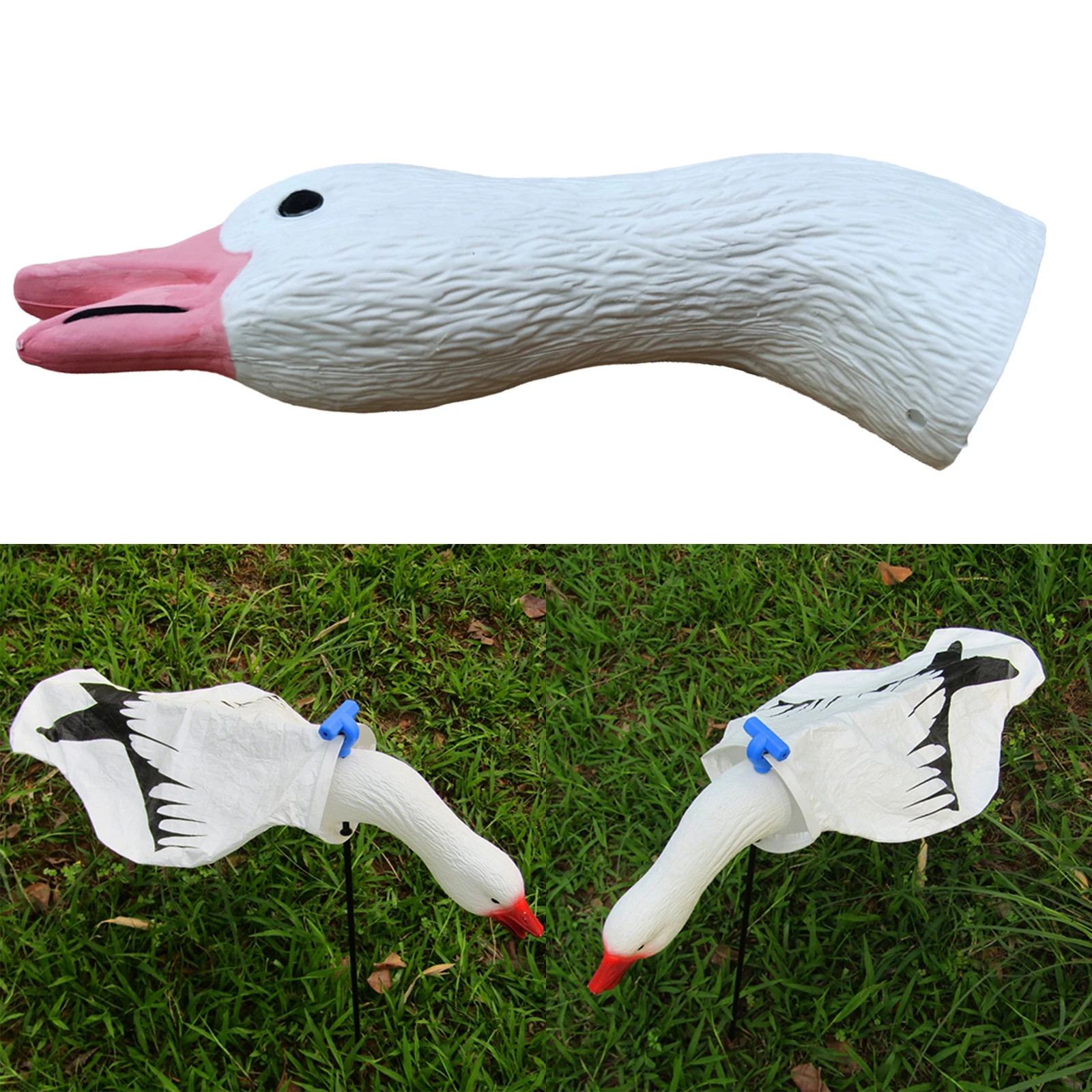 Hunting Windsock Decoy Bags Head Snow Goose Neck Reusable Flexible