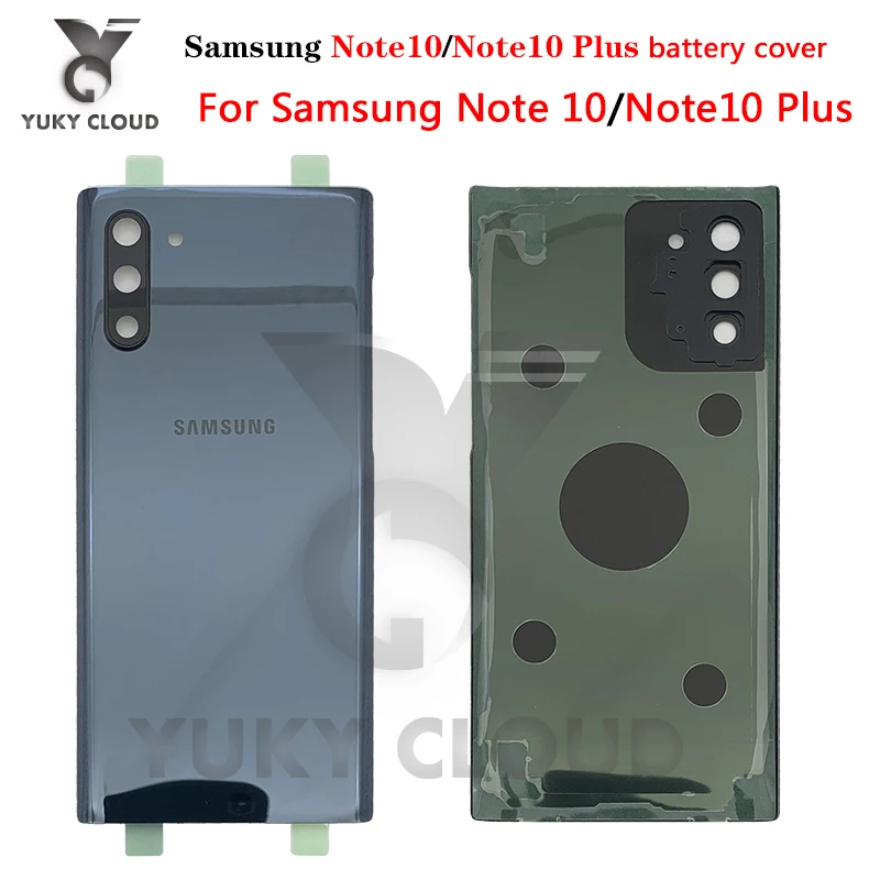 Samsung Galaxy Note 10 N975 plus Lite NOTE10 + задняя крышка батарейного отсека стеклянная рамка для