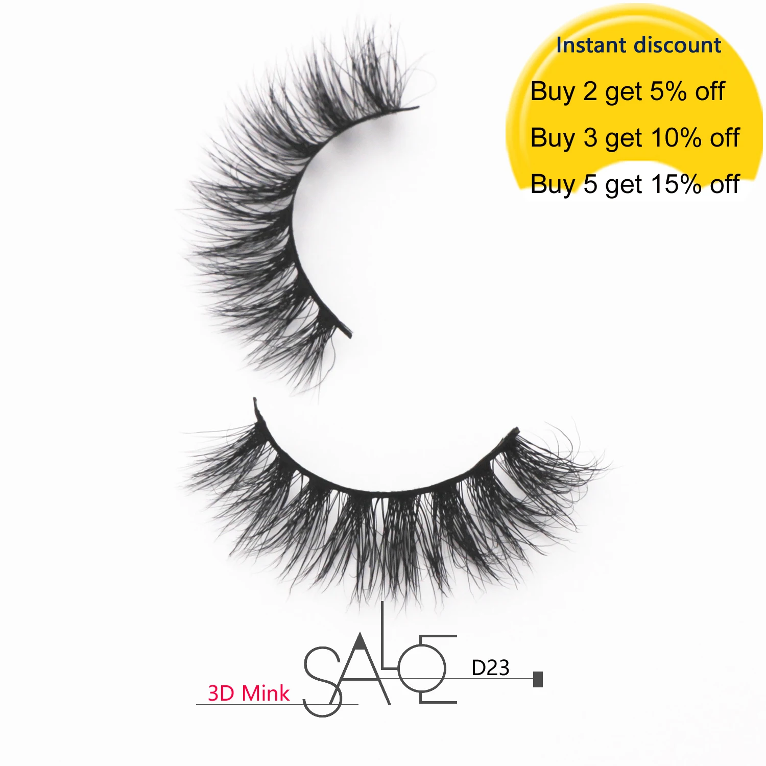 3D Mink Lash Lite Wispy Natural Eyelashes Reusable Crisscross False Eyelash Soft Natural lashes Everyday Wear Lashes Makeup D23 3D Mink Lash Lite Wispy Natural Eyelashes Reusable Crisscross False Eyelash Soft Natural lashes Everyday Wear Lashes Makeup D23