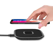 10 Вт/7,5 Вт Qi Беспроводное зарядное устройство Быстрая зарядка для iPhone X/XS Max XR 8 Plus быстрая Беспроводная зарядка для samsung S10 для Xiaomi