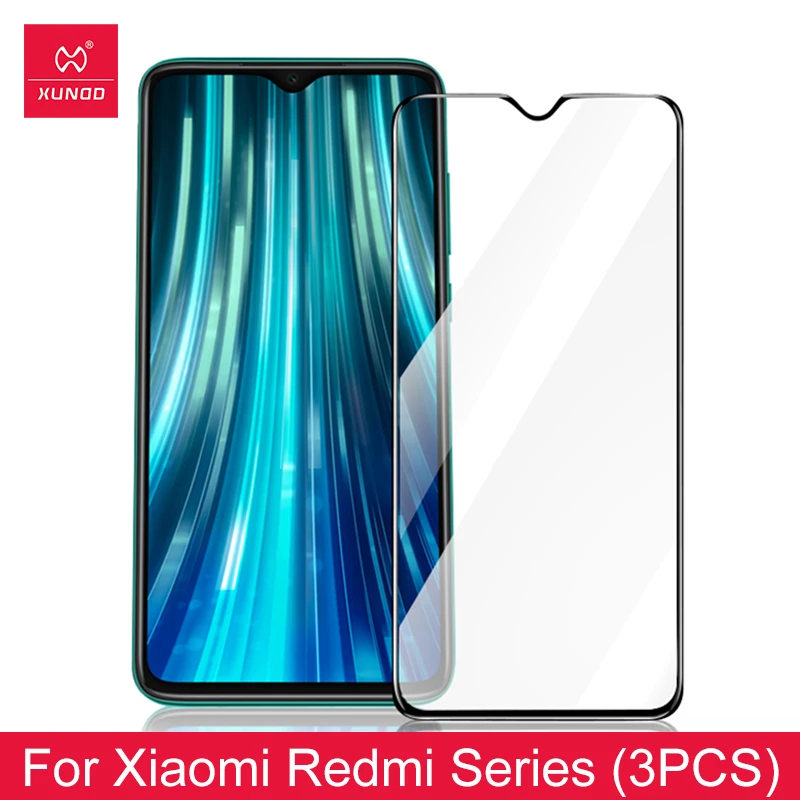 Защитное стекло закаленное 2.5d 9h для Redmi Note 8 8pro 7 7pro Xiaomi K20 K20pro Mi 3 шт.|Защитные стёкла