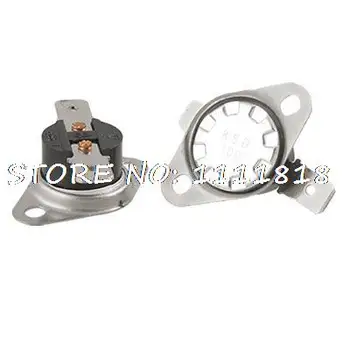 

2 Pcs 100 Celsius Temperature Control Switch Thermostat NC KSD Series 250V 10A