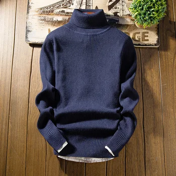 

Mens Sweaters Wool Pullover Men Brand Clothing Casual O-Neck Sweater Men Dot Pattern Long Sleeve Cotton Shirt Male