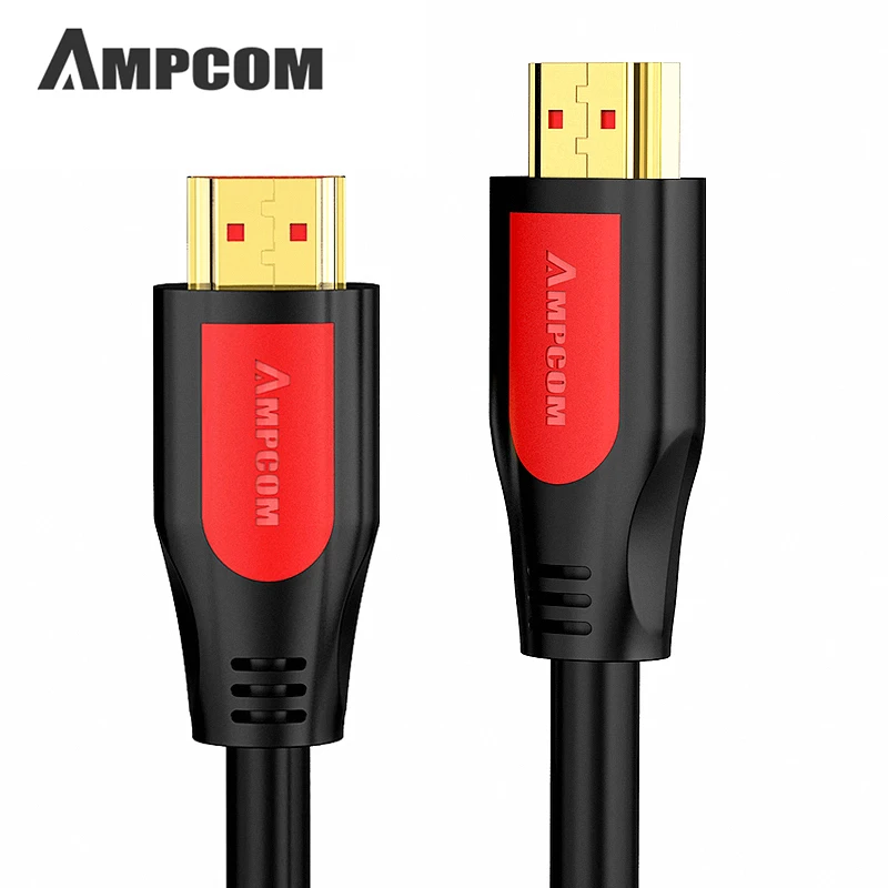 Кабель AMPCOM HDMI для 2 0 Ultra HD 4 K 60Hz 3D 1080P HDR 4:4:4 ARC Ethernet шнур совместим с 2.0a 2.0b 0|Кабели HDMI| |