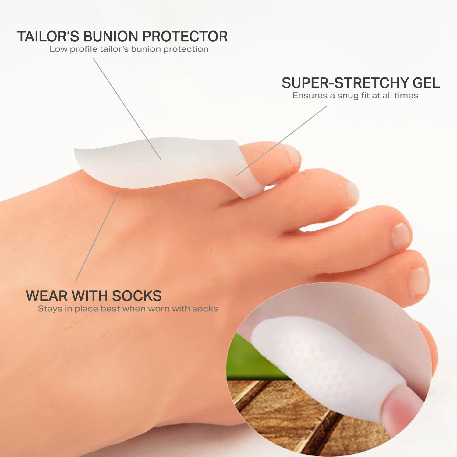 4pcs Silicone Gel Little Toe Corrector Bunion Protector Toe Straightener Separator Thumb Valgus Orthopedic Pain Relief D2227