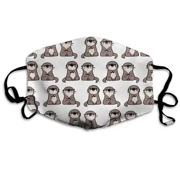 

Garde Art Studio Washable Recycling Mouth Masks, Healthy Durable Polyester & Anti Dust Half Face Masks, Cute Marmots Bear Comfy