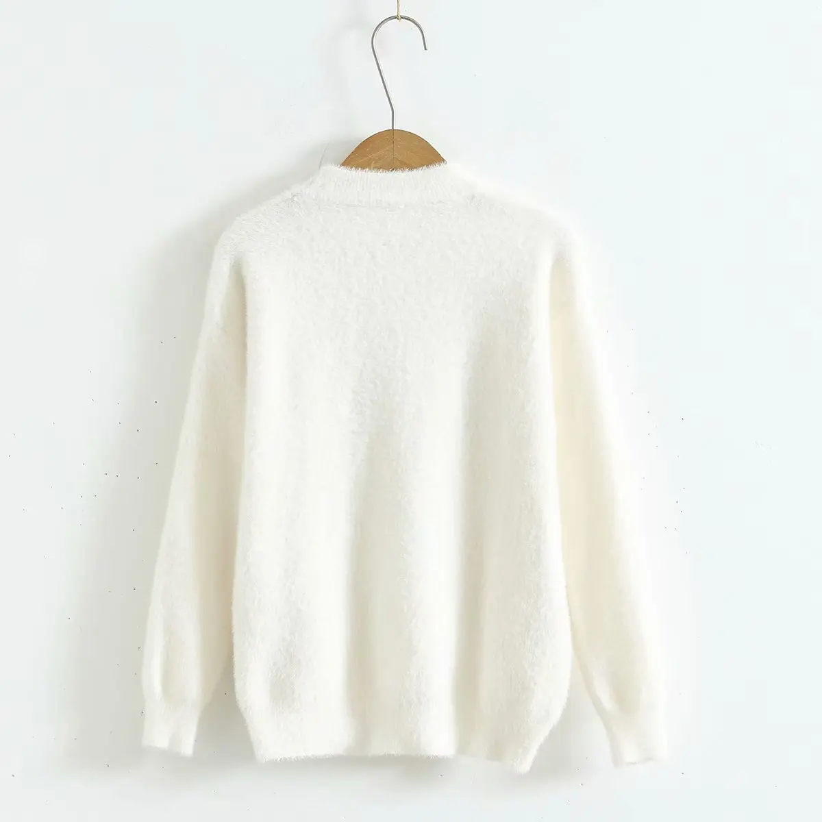 Белый вязаный пуловер свитер женский c длинными рукавом вязаный пуловер Повседневный осенне-зимний джемпер черный пуловер зимняя одежда