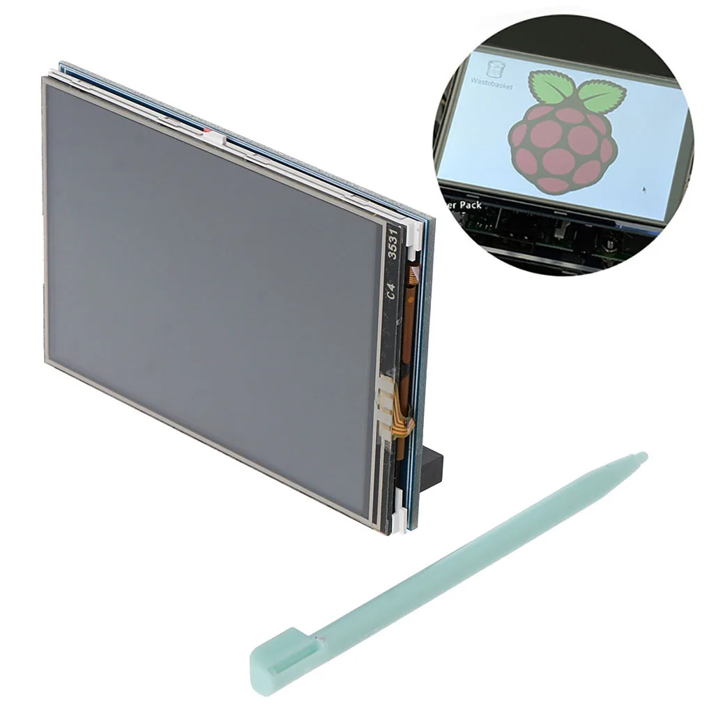3,5 дюймов TFT ЖК-дисплей 320*480 Сенсорный экран Дисплей модуль для Raspberry Pi 2 + B