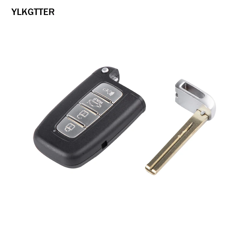 YLKGTTER 4 buttons Car Remote Smart Key Suit for KIA K2 K5 Rio Optima Sorento Mohave/ HYUNDAI I30 I45 Ix35 Genesis Equus 433MHz