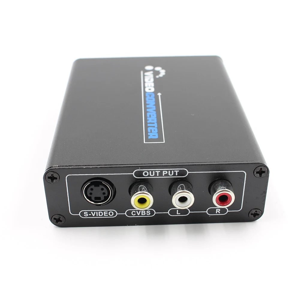 

HDMI to Composite 3RCA AV S-Video R/L Audio Video Converter Adapter DAC Support 720P/1080P +RCA/S-Video Cable Xbox