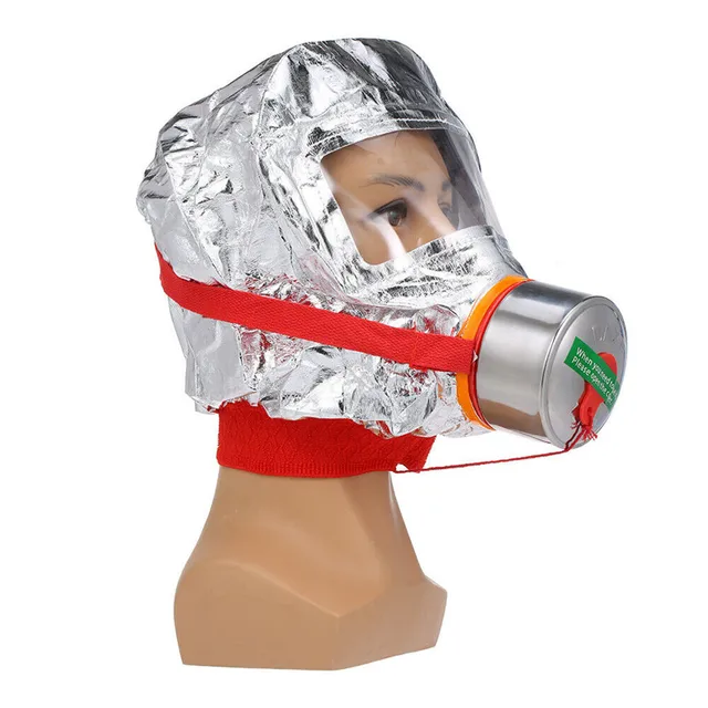 US $20.46  Smoke Fire-Mask Filtering Respiratory Protective Devices for Hotel Household Firefighting Escape Se