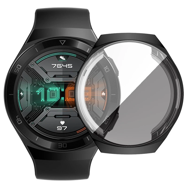 2pcs pack for gt 2e cases Full cover for huawei watch GT2E case protector  TPU soft shell outside frame protective smart watch - AliExpress Consumer  Electronics