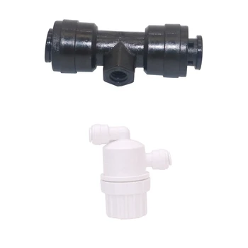 

50x Water Pipes Connected 1/4 Inch Tube Atomizing Nozzle Spray & 1x 1/4 Inch Garden Water Filter Quick Access