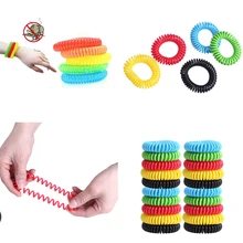 Goocheer Комаров Репеллент Браслет выдвижной эластичный спиральный браслет Противомоскитный браслет