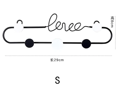Скандинавский настенный крючок для одежды шляпа креативная вешалка для одежды дверь входная стена Металл DIY Декор одежды Крючок держатель для сумок крючки для ключей - Цвет: 2