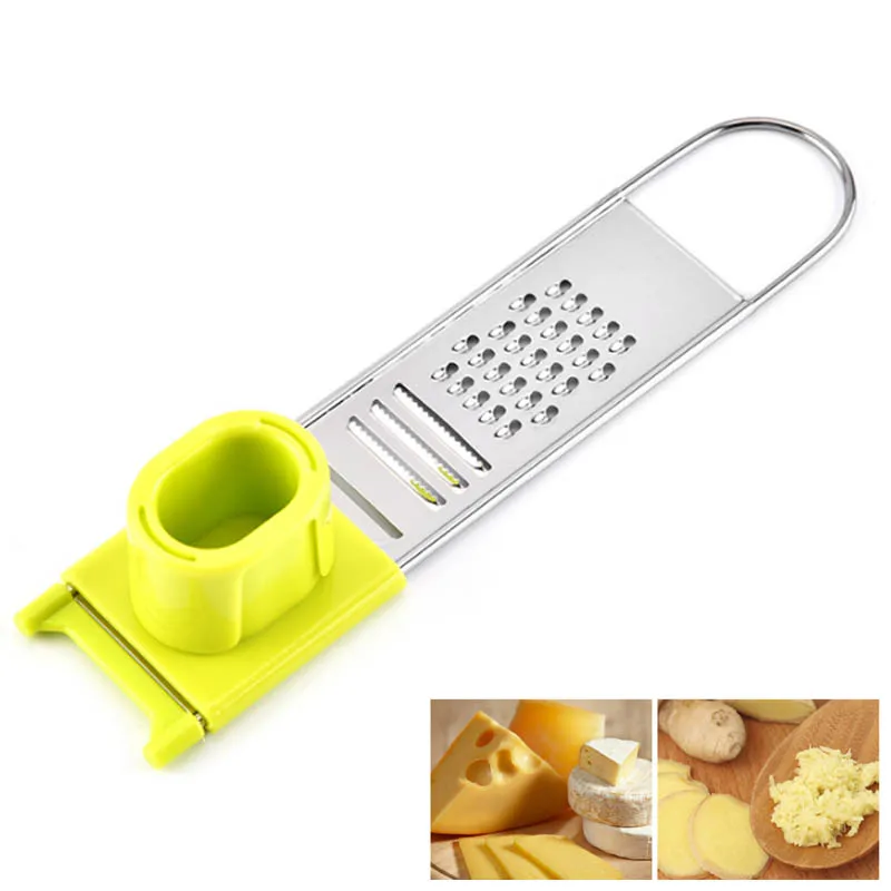 

1Pcs Multifunction Garlic Press Grater Crusher Peeler Stainless Steel Vegetable Tools Cooking Accessories Kitchen Gadgets