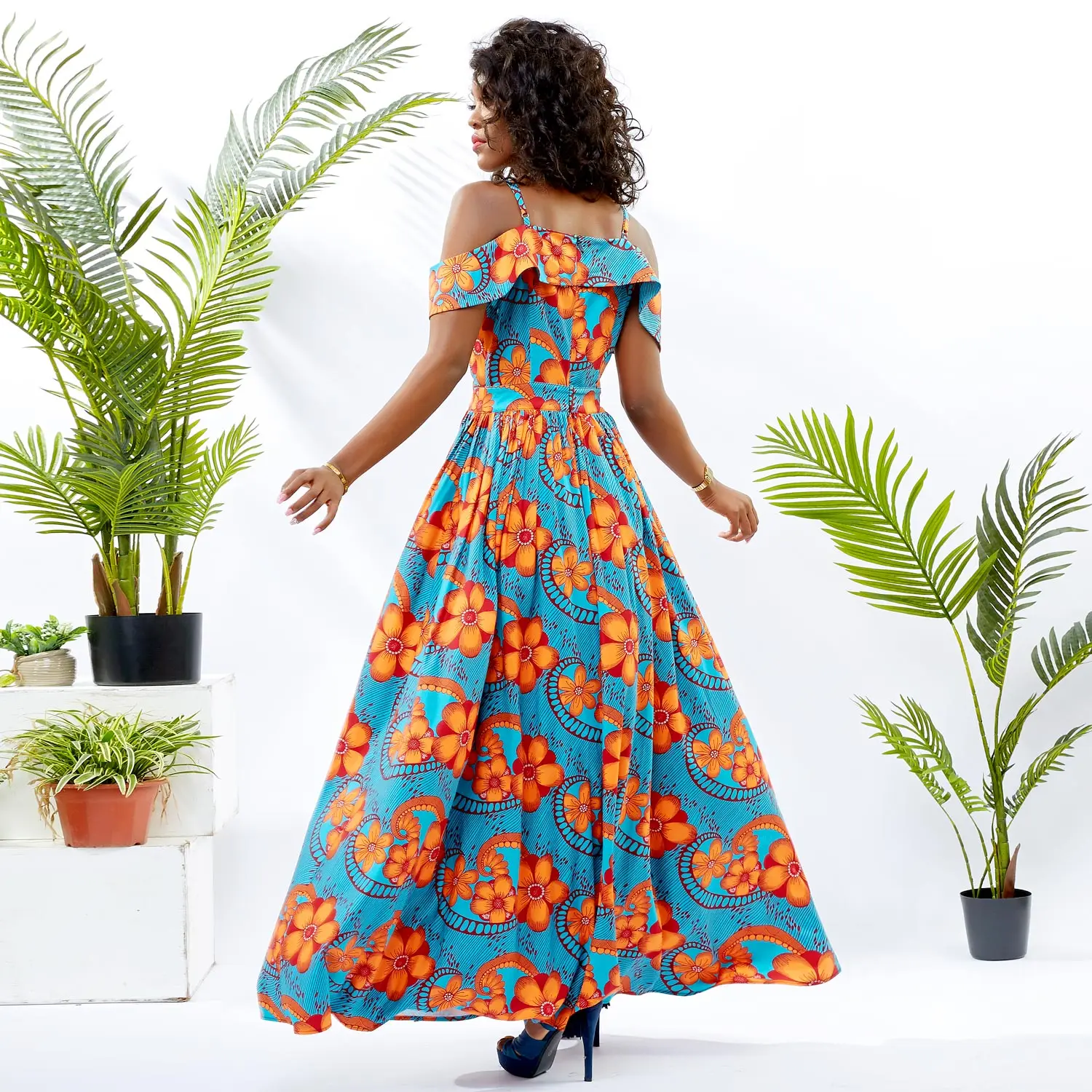 Африканские платья для женщин длинные модные сексуальные платья на бретельках африканская традиционная одежда дашики платье африканские вечерние платья