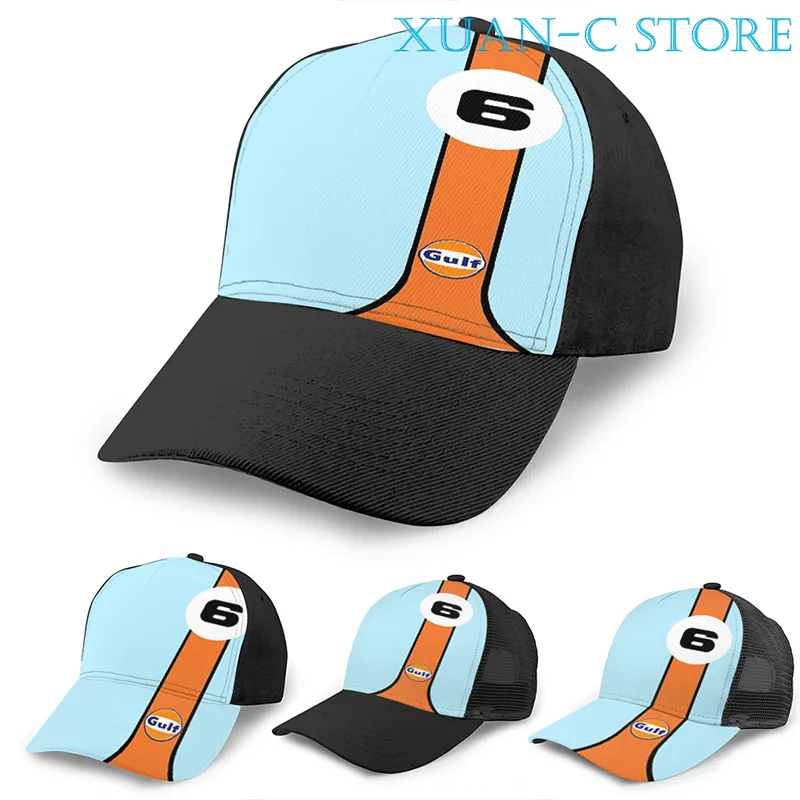Gulf Racing Basketball Cap men women 