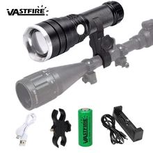 Тактический P50 мини Скаут Свет 800 люмен фонарик для оружия открытый масштабируемый Туризм Охотничья винтовка светодиодный фонарик из алюминиевого сплава