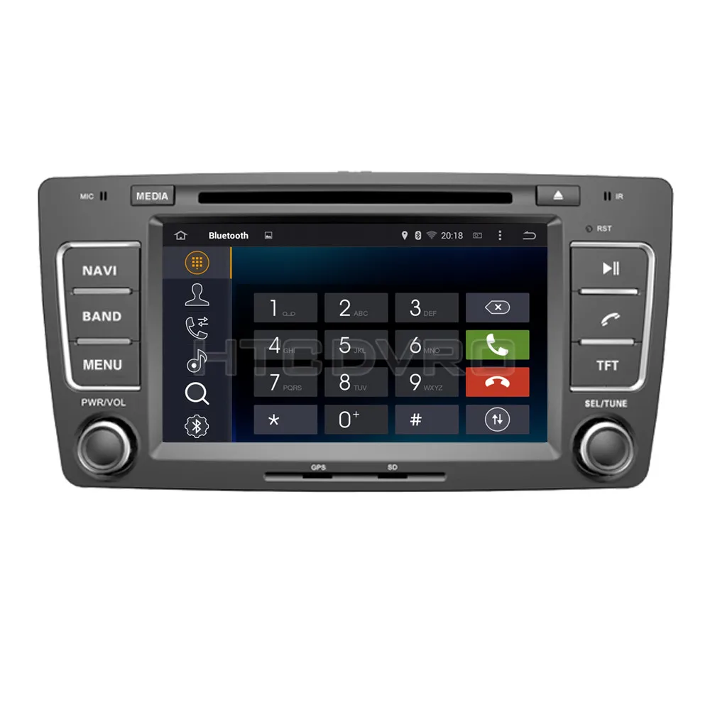 YMODVHT 7 дюймов 4G Восьмиядерный Android 9 0 1 Автомобильный DVD плеер для Skoda Octavia 2013 GPS авто