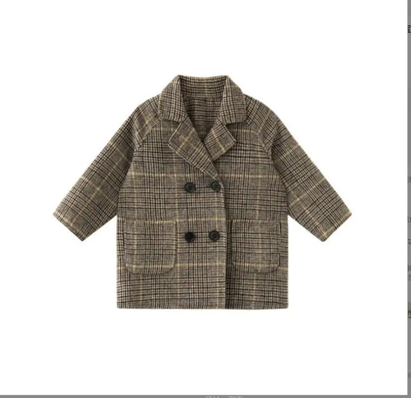 

Boys' coat spring and autumn children's coat middle and small children's wear Korean baby middle and long windbreaker