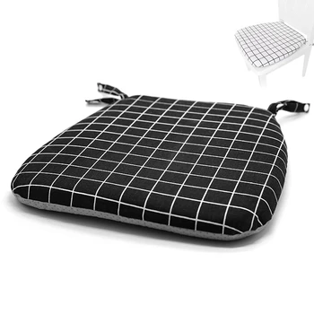 

Linen Seat Cushion Pad for Tatami Dining Chair Kitchen Stool Student Dormitory Memory Foam Comfort Sitting Sofa Pillow Removable