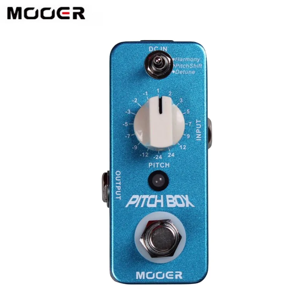 MOOER Pitch Box компактная Педаль Эффекта гармония шаг смещение настройки 3 режима