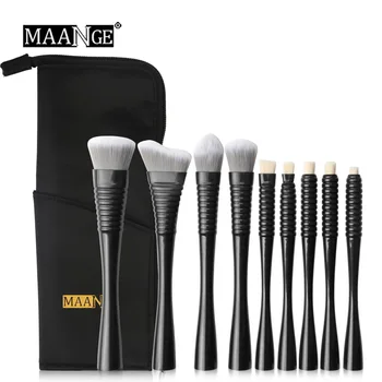 

Factory direct MAANGE/ Ma Ange new 9 small waists styling makeup set brush with brush bag high-end beauty makeup tools