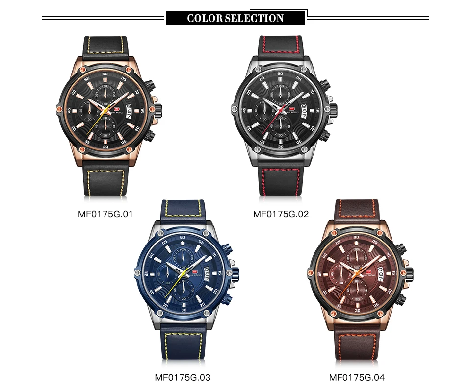 MINI FOCUS Quarzuhr für Herren, wasserdicht_voghion.com