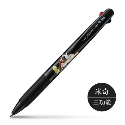 Mickey Uni Трехцветная шариковая ручка многоцелевая ручка SXE3-504D Ограниченная серия Дисней мультфильм масляная ручка 0,5 мм - Цвет: Mickey