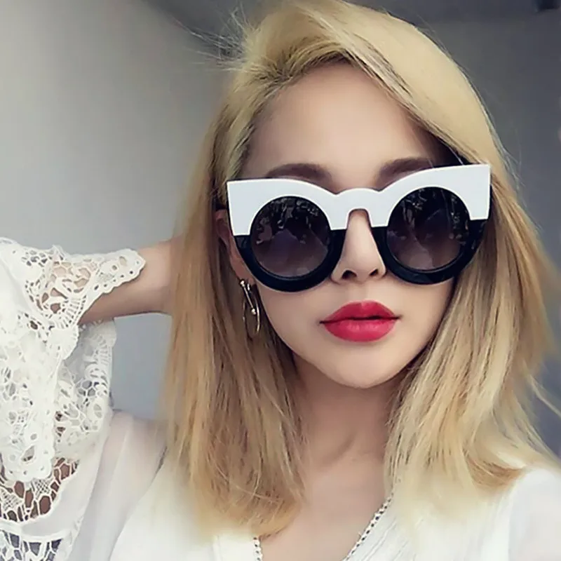 

Cat Eye Sunglasses Women Luxury Shades Brand Designer Vintage Cateye Sun Glasses Woman Female Anti-UV Gafas de sol UV400