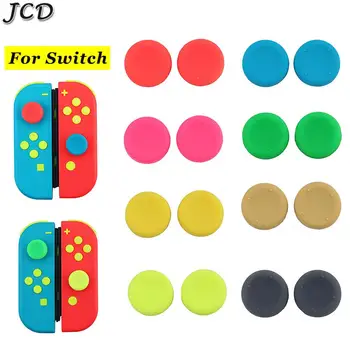 

JCD 4pcs Colorful Cap Stick cap Joystick Grips For Nintendo Switch NX NS JoyCon Joy con Controller Game Accessory