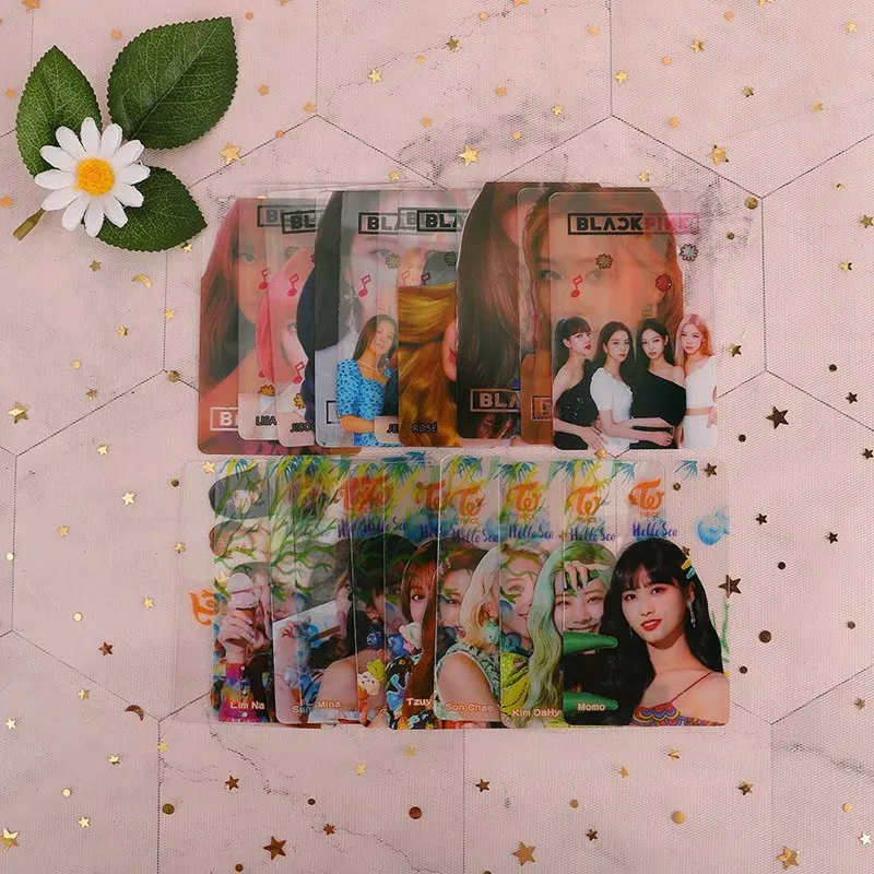 10Pcs/Set Blackpink TWICE KILL THIS LOVE Album Transparent Photo Card For Fans Gift