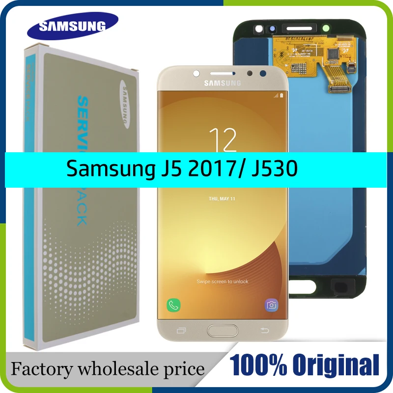 Replacement-Display Touch-Screen J530 Super-Amoled Samsung Galaxy 100%Original Digitizer-Assembly