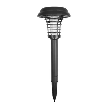 

600MAH Solar Lawn Light Solar Fence Light Mosquito Lamp Insect Animal Illumination Black Garden Pest Repeller Eco Friendly