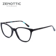 Зеноттические ацетатные очки для близорукости, оправы по рецепту, женские прозрачные очки, очки для дальнозоркости, женские очки, новинка, BT7005