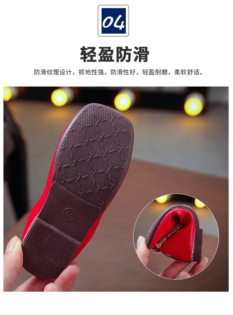 Spring Autumn New Diamond Toddler Shoes Girls Fashion Comfortable Breathable Ins Princess Shoes 1-6 Years Kids Footwear