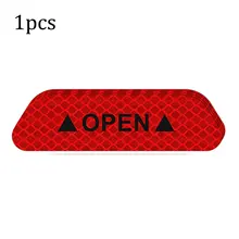 Open The Door Stickers Reflective Stickers Safety Warning Stickers Open Reflective Film Car Door Anti-Collision Strip warning caution mark anti collision prevention reflective open logo ho car auto motorcycle door trunk decal sticker car styling