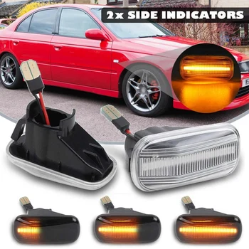 

Silver Dynamic Led Side Marker Turn Signal Light Lamp for Honda Accord Coupe Civic EG3 S2000 AP1 Integra Type-R NSX NA1 Side Rep