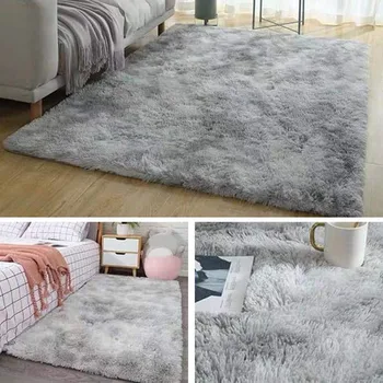 

Colorful Carpet Tie Dyeing Plush Soft Carpets For Living Room Bedroom Anti-slip Floor Mats Bedroom Water Absorption Carpet Rugs